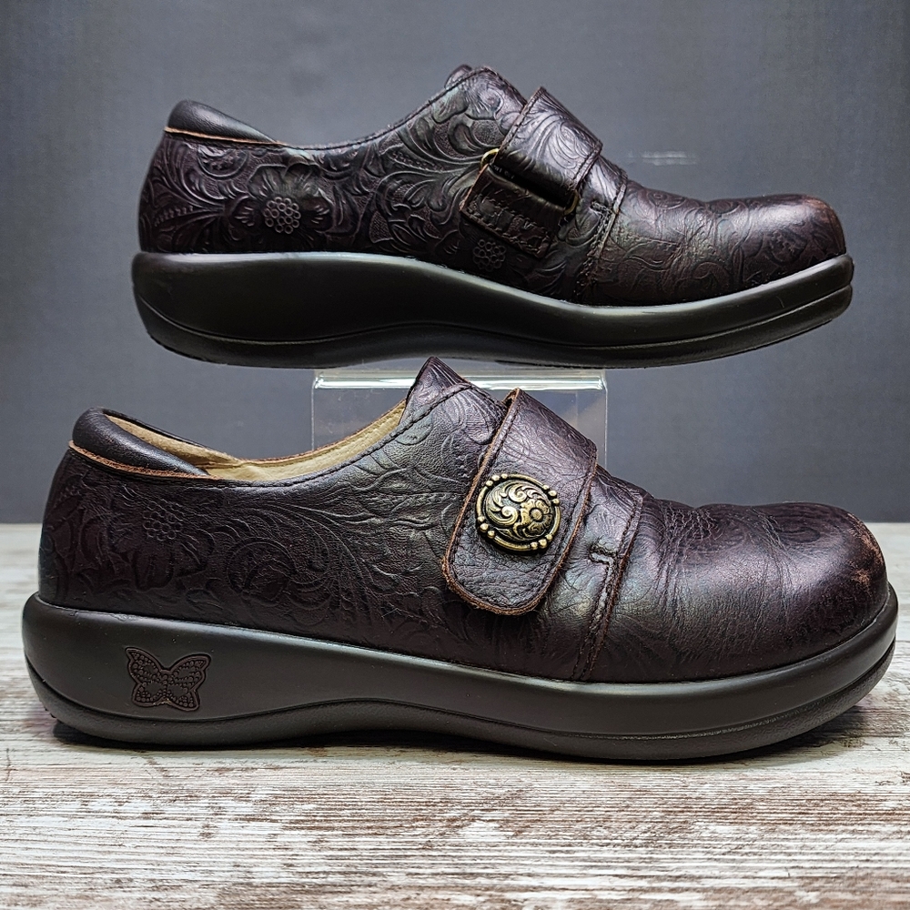 Alegria Joleen JOL-422 Women Slip On Comfort Leather Shoes Size EU 37 US 7 - 7.5